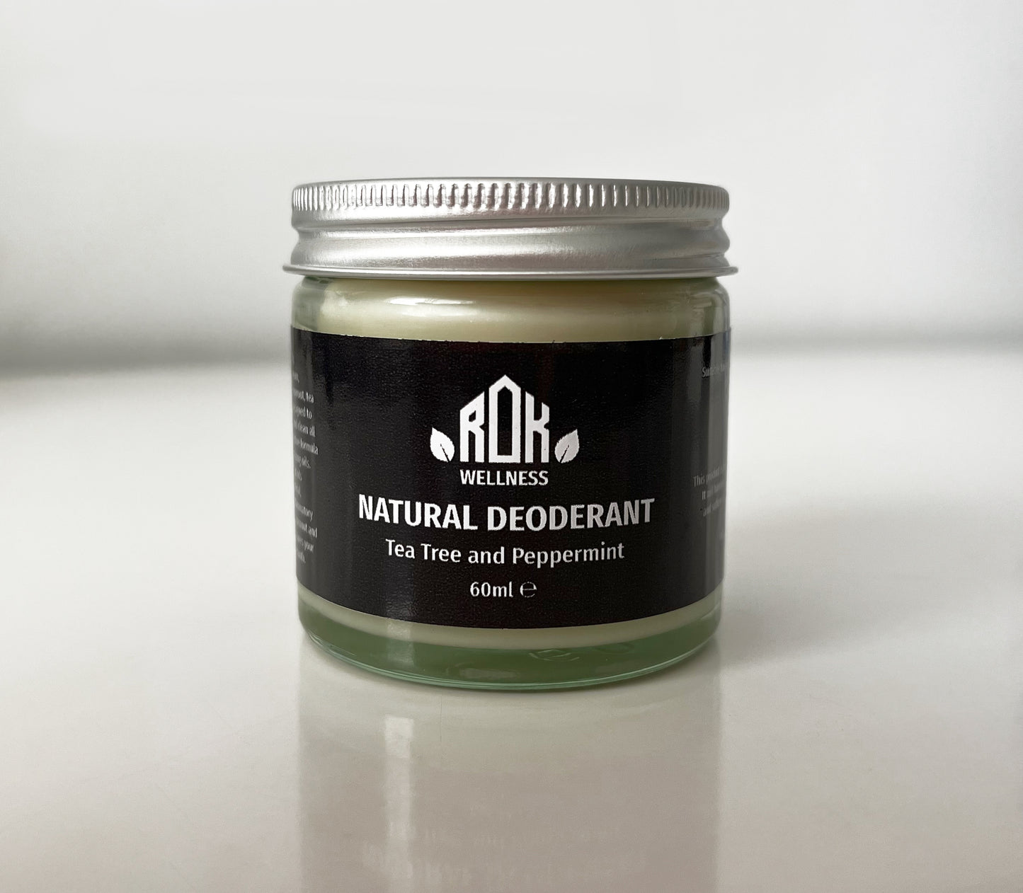 ROK Wellness Natural Deodorant – Tea Tree and Peppermint – 60ml pot